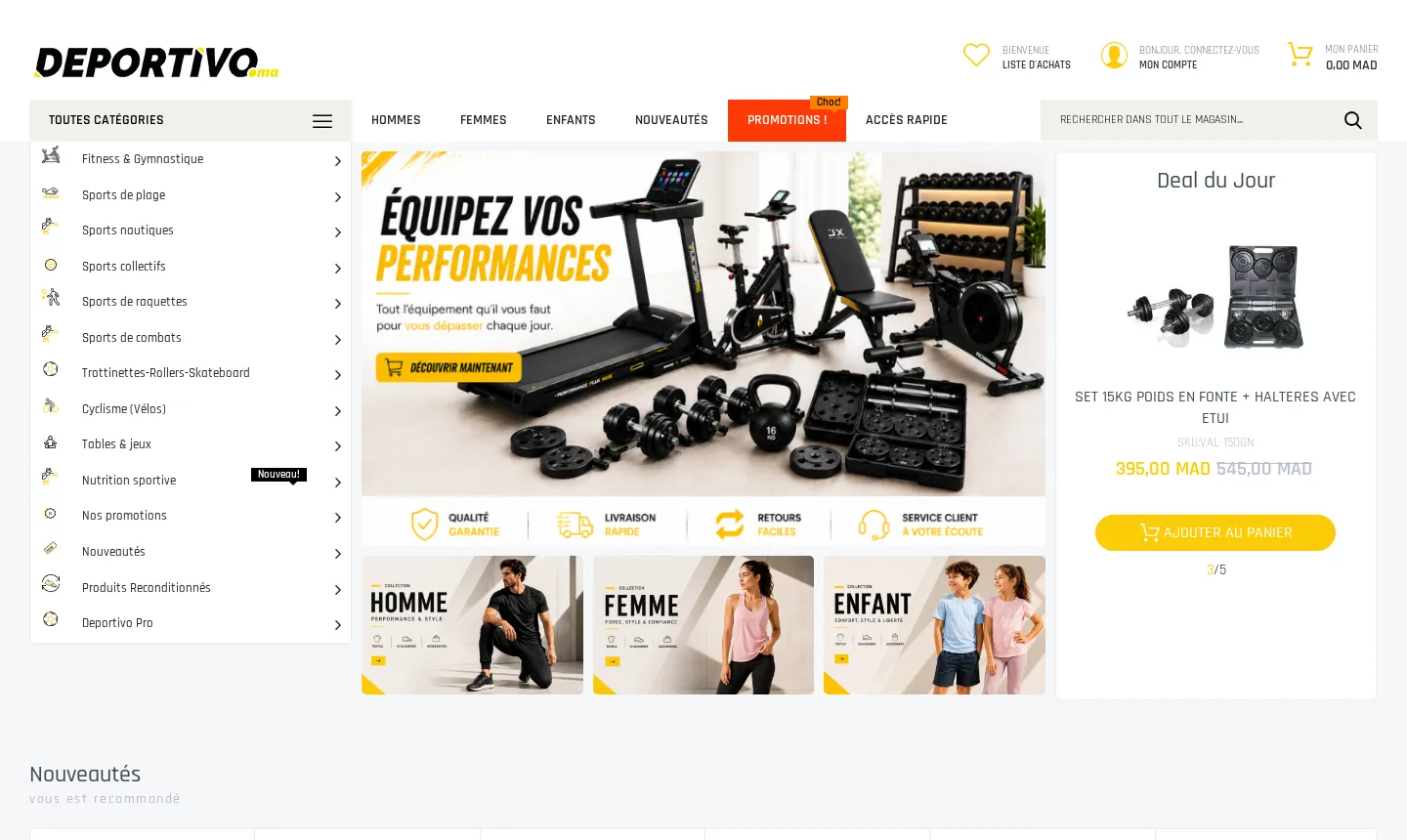 Site Deportivo réalisé par Blue Digital