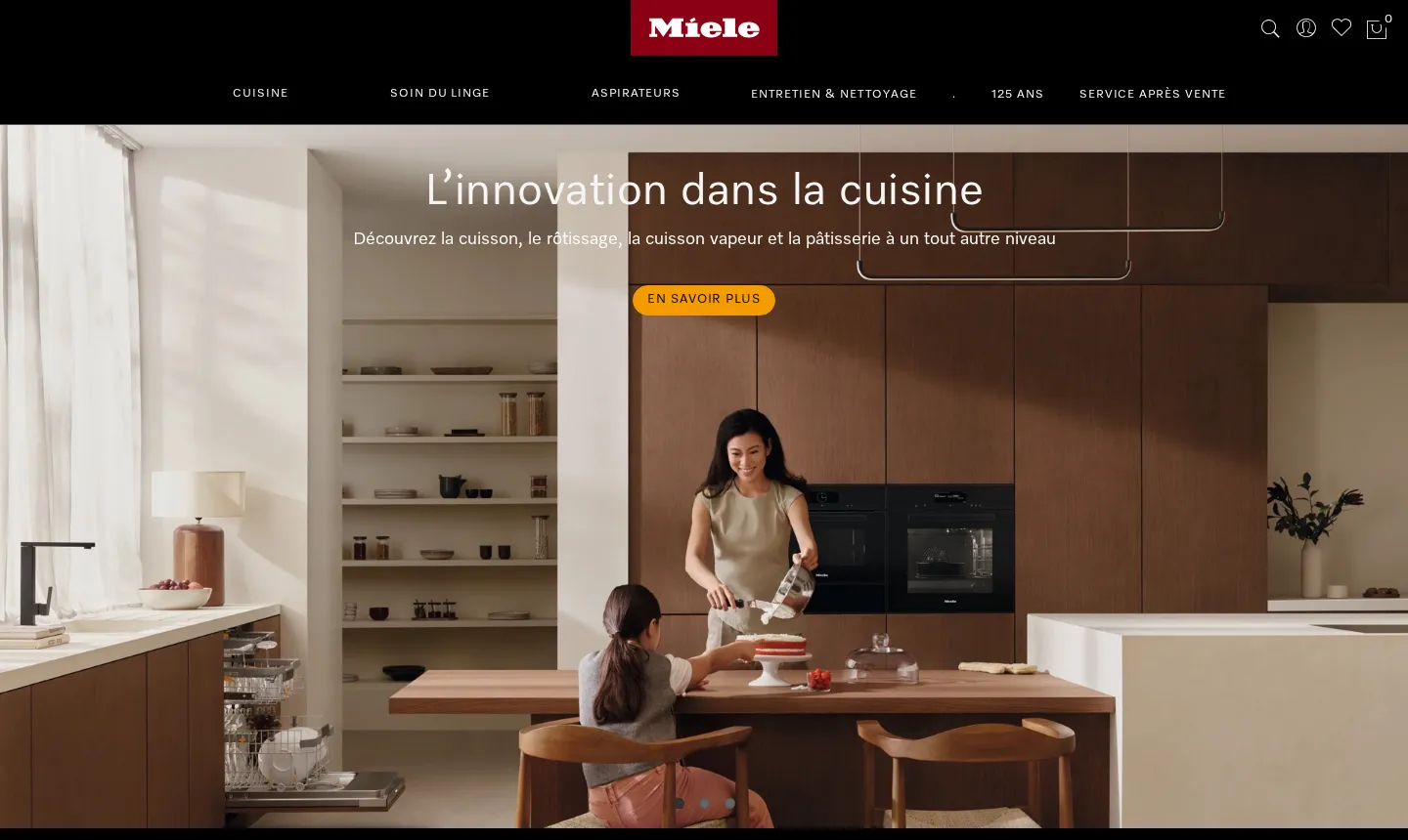 Site Miele Maroc réalisé par Blue Digital
